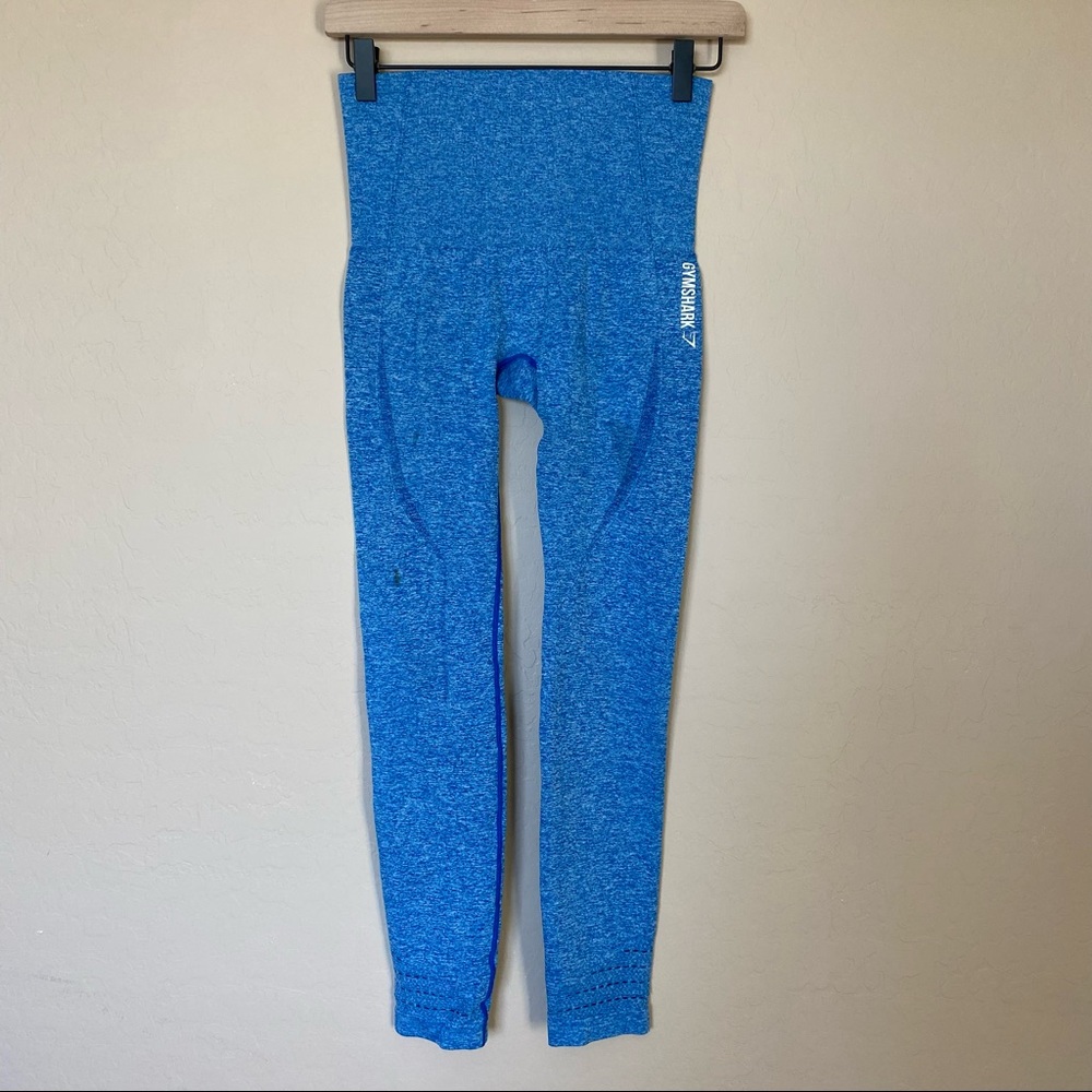 GYMSHARK blue full length training leggings